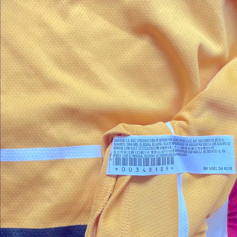 Forever 21 Yellow T Shirt with black and white stripe for men in Size M. - Picture 8 of 12